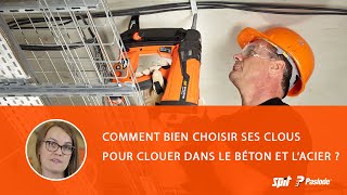 Cloueur  Comment bien choisir ses clous pour clouer dans le béton et lacier [upl. by Nelyt]