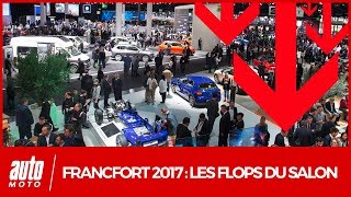 Salon de Francfort 2017 VIDEO  les flops de lIAA selon Auto Moto [upl. by Eleinad]