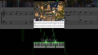 Deck the Halls Christmas Carol Xmas song easy piano tutorial pianotutorial christmas sheetmusi [upl. by Harbison48]