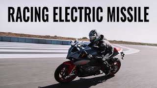 Racing my 2020 electric Energica missile on F1 track  NICO ROSBERG  eVLOG [upl. by Zeiler]