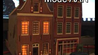 Modelbouw huisjes led verlichting [upl. by Lerrehs]