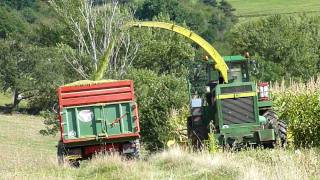 Ensilage de maïs 2010 chantier n°1 corn silage [upl. by Nadia]