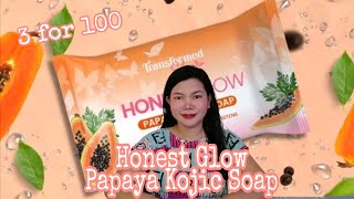 Honest Glow Papaya Kojic Soap Review  Monica Delan [upl. by Demeter]