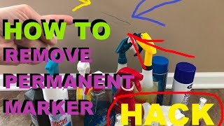 How To Remove Permanent Marker From The Wall [upl. by Ajed416]