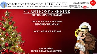 Fr Mettu Arogyam  Nine Tuesday’s Novena before Christmas  Holy Mass 830am  261124 [upl. by Aiveneg]