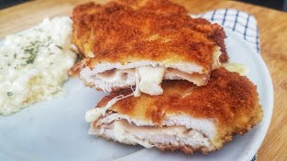 Recette du Cordon Bleu Maison au Jambon et Fromage  Fondant et Croustillant [upl. by Kaete]