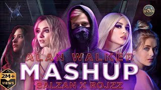 Alan Walker Mega Mashup Part 1  Salzan x RojzZ  Best of Alan Walker  New Mashup  New Song 2023 [upl. by Kat]