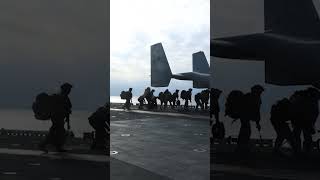 Dozens Marines Toward For MV22 Tiltrotor Aircraft  Special Operations [upl. by Artap]