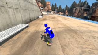 Skate 3 How to Trickline Easiest Way [upl. by Zzahc]