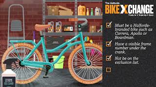 Halfords Bike Xchange  Halfords UK [upl. by Mallon]