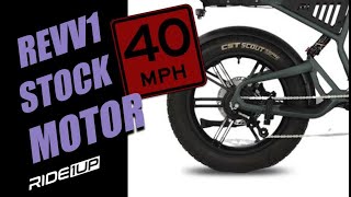 40mph Ride1up REVV1 electric bike 60v overvolted stock motor affordable Amazon hack upgrade [upl. by Glaser]