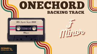 F Minor One Chord Static Backing Track  80s Synth  85bpm [upl. by Aicel30]