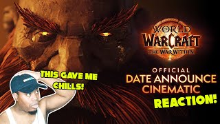 Azeroth Awakens The War Within Date Announce Cinematic  World of Warcraft Reaction [upl. by Senn]