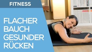 Fitness Workout für einen flachen Bauch amp gesunden Rücken  für Anfänger  Fit mit Anna  HD [upl. by Cosmo]