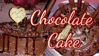 Chocolate cake  Chocolate cake step by step  Including cake decorations [upl. by Eneladgam]