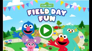 Sesame Street Field Day Fun Game Play Fun Games for Kids [upl. by Gromme]