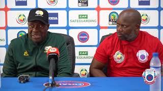 South Africa U20 coach Raymond Mdaka following the 60 win v Lesotho at the COSAFA AFCON Qualifier [upl. by Llerrehs985]