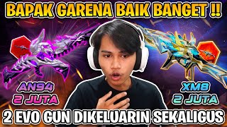 GARENA BERCANDA  2 EVO GUN 4 JUTA DI KELUARIN SEKALIGUS COY [upl. by Leonor]