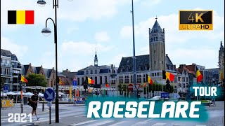 ROESELARE  BELGIUM Walking Tour 4k60fps 2021 مدينة رويسيلاري I بلجيكا [upl. by Orecic123]