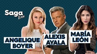 SagaLive María León Angelique Boyer Alexis Ayala y Adolfo Laborde con Adela Micha [upl. by Alamaj]