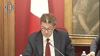 Giorgetti e il Superbonus quotRincari al catasto per chi lo ha usatoquot [upl. by Ibba292]