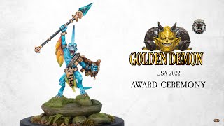 2022 UK  Award Ceremony  Golden Demon AdeptiCon [upl. by Gawlas]