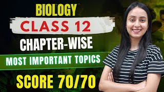 Class 12th BIOLOGY Most Important Topics  Score 7070 class12 boardexam motivation [upl. by Irahs]