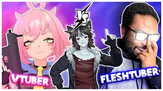 MOST CURSED AI Generated Images  VTuber vs FleshTuber Challenge [upl. by Rayna]