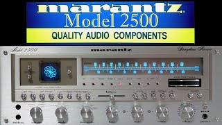 Model 2500  Marantz Receiver One Of Most Powerful Ever Vintage Stereo Repair Restoration Testing [upl. by Kulda]