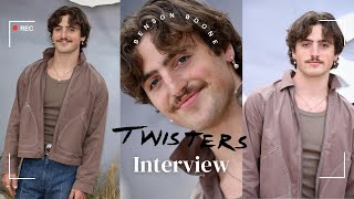 Benson Boone Full Interview at the Twisters Premiere 🌪️ bensonboone taylorswift erastour [upl. by Haye32]