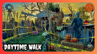 Daytime Walkthrough Halloween Haunted House 2024 [upl. by Euqinot]