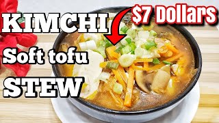 Easy Kimchi Jjigae  Tofu Stew  Sundubu Jjigae   Kimchi Tofu Stew [upl. by Leslie]