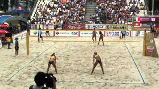 31 Beach volleyball Sochi Open 2015 MenegattiOrsi Toth and ForrerVerge Depre [upl. by Nylesaj]