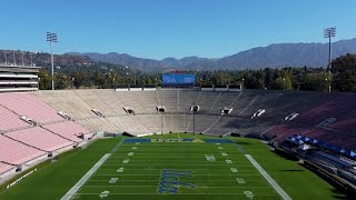 Getting the Rose Bowl Ready for Game Day  Big Ten Football [upl. by Aikemet520]