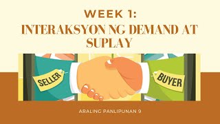 Interaksyon ng Demand at Suplay [upl. by Durrell]