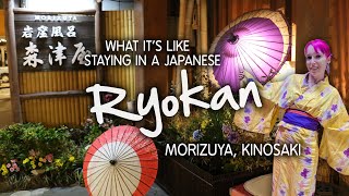 Staying at Morizuya Ryokan in Kinosaki Japan ♨️ Private Onsen amp Tattoofriendly ♨️ 2023 Room Tour [upl. by Caraviello602]