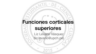 Funciones corticales superiores [upl. by Cupo]