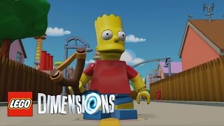 LEGO Dimensions  Bart Simpson Free Roam [upl. by Eiduj]