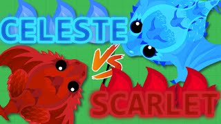 QUEEN CELESTE 🩵 VS QUEEN SCARLET ❤️ in Mopeio  EPIC SHOWDOWN 💥 LEGENDARY 1v1 Battle⚔️ [upl. by Susejedairam]