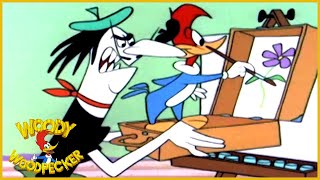 Woody Woodpecker  Woody Dines Out  Woody Woodpecker Full Episode  Old Cartoons  Kids Movie [upl. by Attehcnoc390]