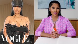 Nicki Minaj Breaks Down 11 Looks From Pink Friday to Barbie  Life in Looks  Vogue [upl. by Onitnelav]