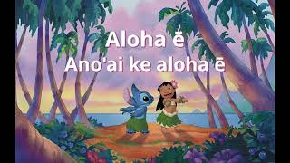 Lilo amp Stitch  Hawaiian Roller Coaster Ride lyrics [upl. by Baniaz]