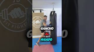 Cómo lanzar el GANCHO al HÍGADO en BOXEO boxingshorts viralshort fyp parati [upl. by Silecara]