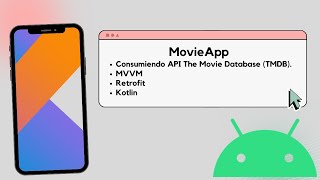 MovieApp  Consumiendo API TMDB MVVM Retrofit en Kotlin y Android Studio [upl. by Naimaj]