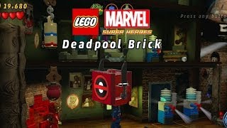 Lego MarvelUnlock Deadpool Brick Minikit detector [upl. by Antoinette]