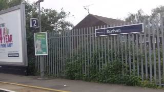 Rainham Station Kent  arrival and departure west [upl. by Corabella]