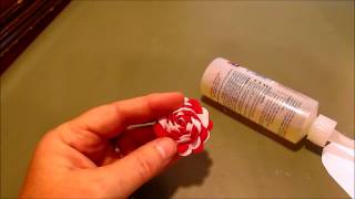 Rick Rack Rose  Flower Tutorial [upl. by Yrian]