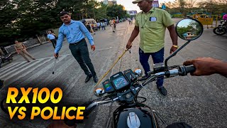 POLICE CAUGHT MY YAMAHA RX100 🤦‍♂️ [upl. by Valerio]