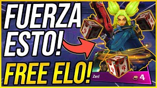 🔥LA MEJOR COMPO para SUBIR ELO FÁCIL ES ZERI ARTILLEROS en RANKED en TFT Set 9 [upl. by Japha]