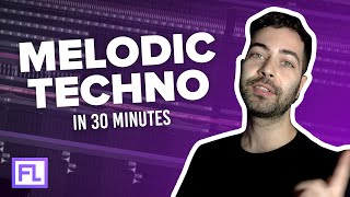 MELODIC TECHNO Track from Scratch  FL Studio  Afterlife  FREE Samples amp Presets 30 Min Challenge [upl. by Hecker749]